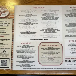 Side two menu