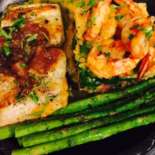 Mahi Mahi with cous cous and jalapeño mango chutney
