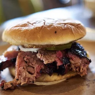 Smoked Brisket Sandwich