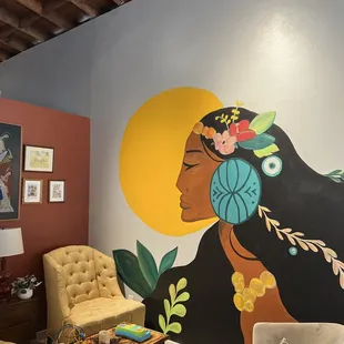 Beautiful mural done by local artist