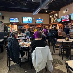 This place is very comfortable, even with all the purple haired weirdos.