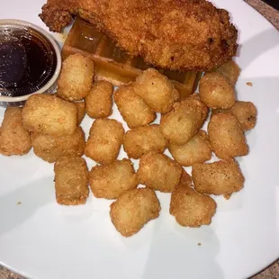 Chicken and waffles