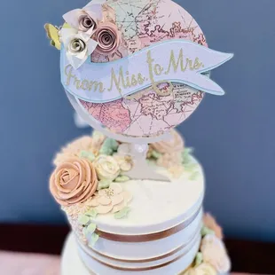a wedding cake