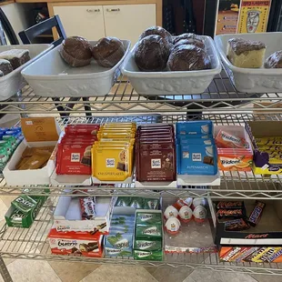 Chocolate and muffins