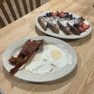 Breakfast plate with French toast