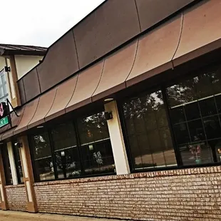 the outside of the building