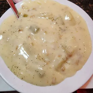 Clam chowder