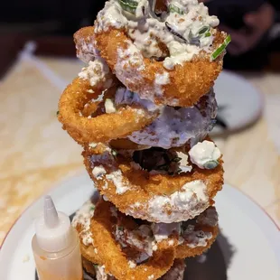 Onion ring tower
