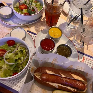 Build your own hot dog