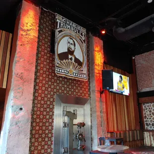 the interior of the restaurant