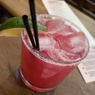 Prickly pear Margarita!
