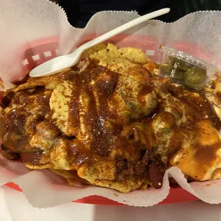 Vegetarian Barbecue Nachos