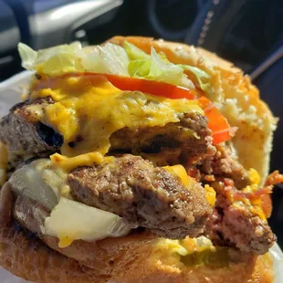 Double Bacon Cheeseburger!