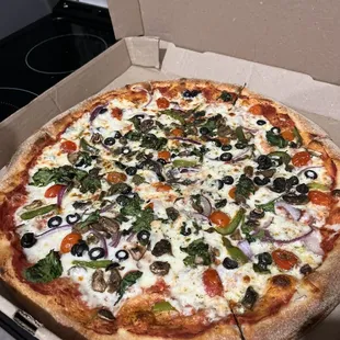 Vegetable pizza