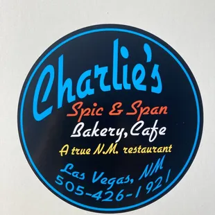 Charlie's Spic &amp; Span.  Their sticker.