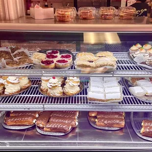 The pastry case will help you end your diet and break your new year resolutions. It's just beautiful AND delicious.