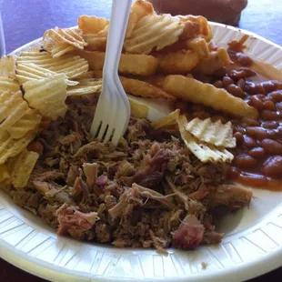 Pork plate with sides