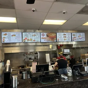 The menu