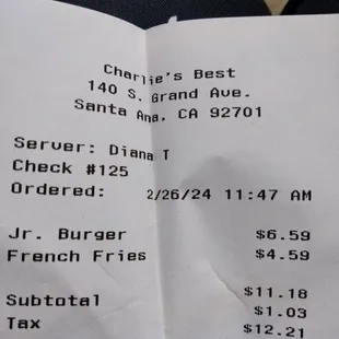 Damn.... Fries for $4.59??? F DAT!!!!!!