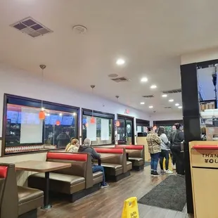 interior, sushi and sashimi