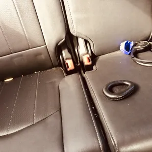 Did not clean the backseat at all and the headphones were broke. They wouldn't even refund.