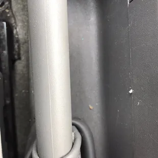 Crumbs and dust missed