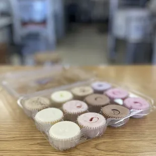 a variety of cupcakes