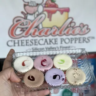 6 pack cheesecake poppers!