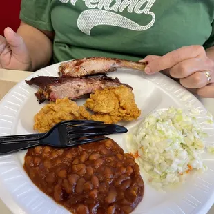 Ribs and Chunks Plate