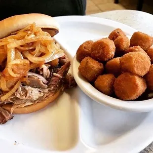 a plate of food
