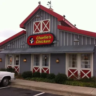 the outside of the building