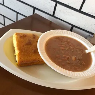 You can order Beans and Cornbread (or choice of frybread) on Thursdays!