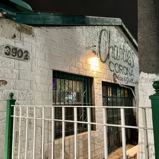 Restaurant front entrance