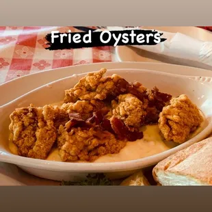 fried oysters in a bowl
