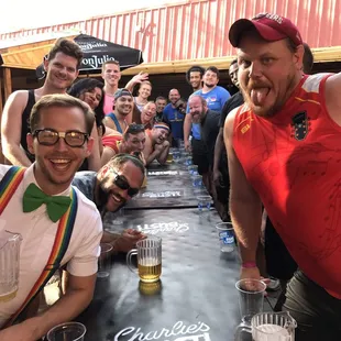 RUSH RUGBY and CGVA competing in Beer olympics!