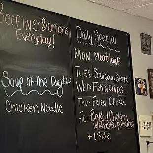Daily/weekly Menu Board