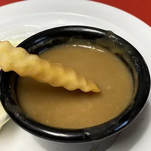 Gravy and fries