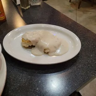 Biscuits &amp; Gravy on side