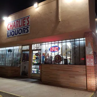 Drive thru only, after dark.