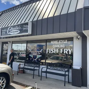 Outside of restaurant