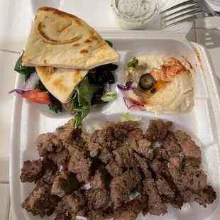 #5. Lamb and Beef Plate - but looks like all lamb
