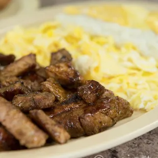 a plate of food
