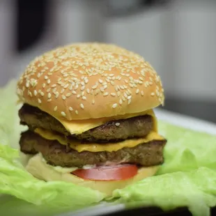 a cheeseburger
