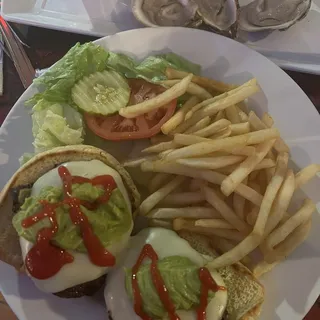 Double Guacamole Cheeseburger