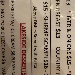 Can we get a spell check on aisle menu?? SHIRMP.