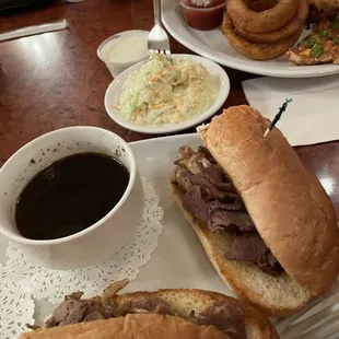 Beef Dip with Coleslaw