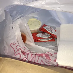 the contents of the bag