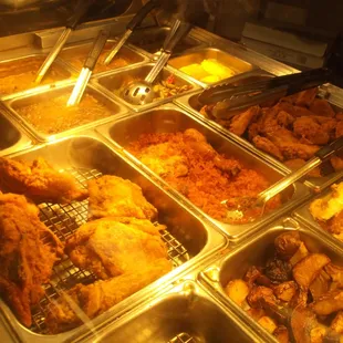 Fried chicken, pork chop, catfish and more