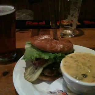 Swiss Mushroom Burger