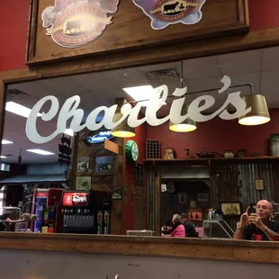 Sit at the counter, a booth or a table. Come as you are!